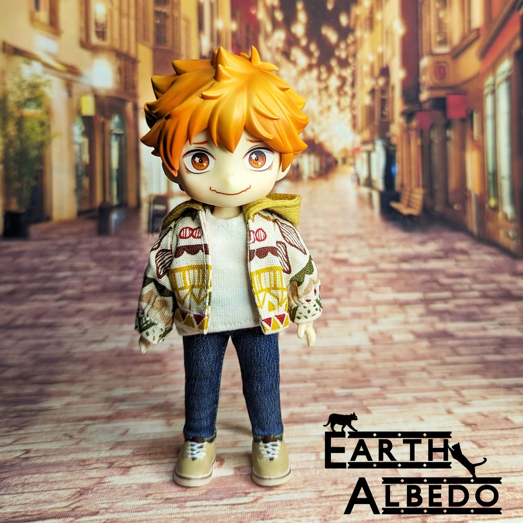 【オビツ11】トーテム風フードジャケット (Short Ver.)