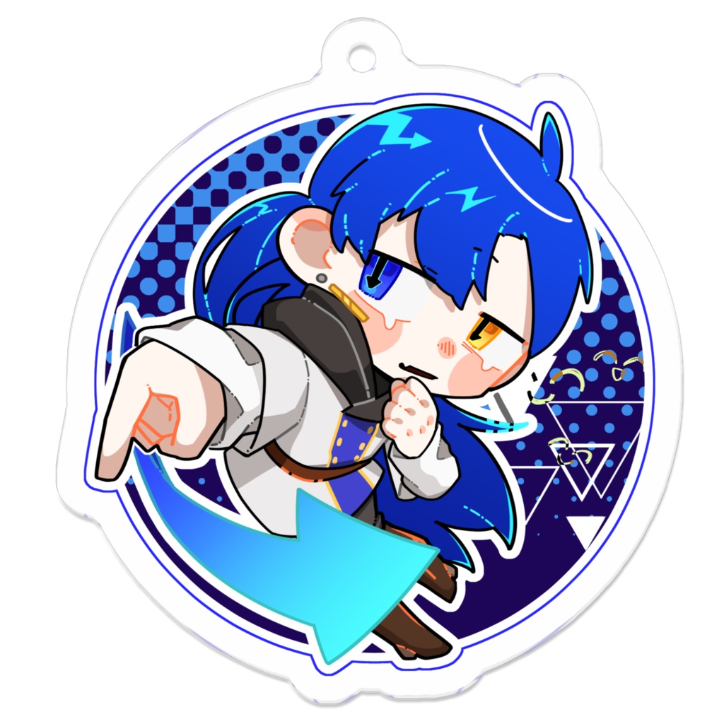 OCアクリルキーホルダー【ネガティブ】