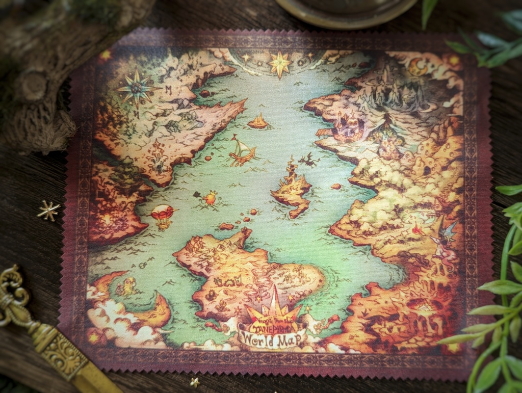 魔法の世界地図（ミニクロス）