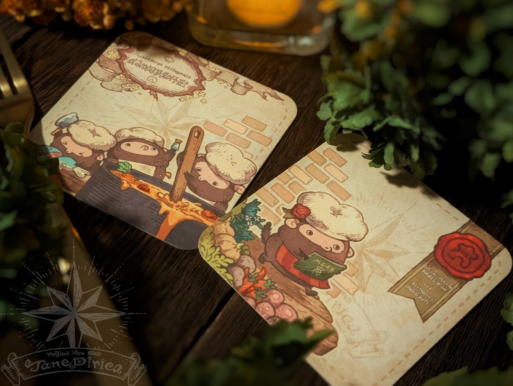 あなぐら亭のメニュークロス