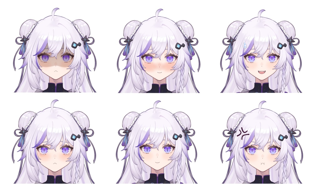 【限定一点】CyberNekoNinjaサイバー猫耳忍者女の子 3WAY+BUNDLE【VTS対応/Live2d Model】