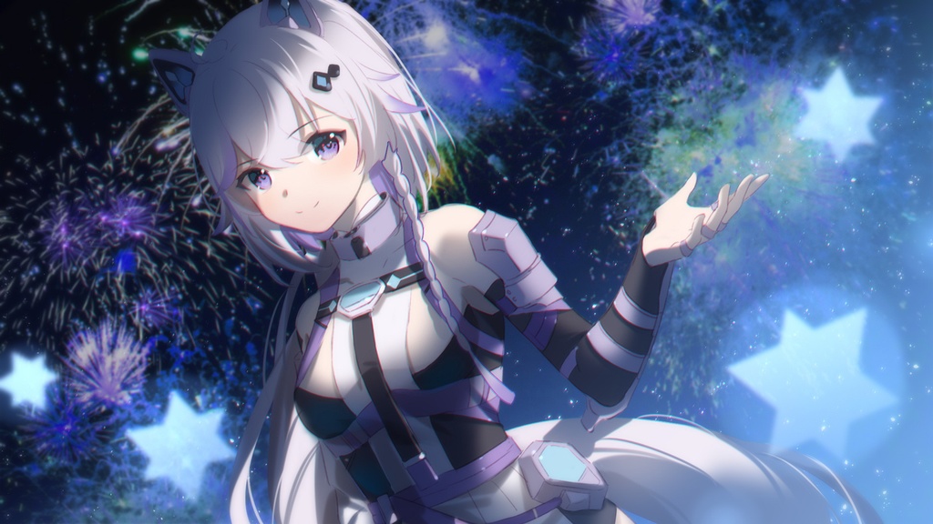 【限定一点】CyberNekoNinjaサイバー猫耳忍者女の子 3WAY+BUNDLE【VTS対応/Live2d Model】