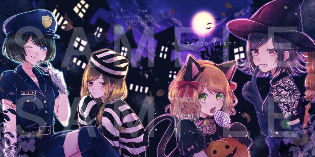 【イラスト集】「Halloween Night」書籍版