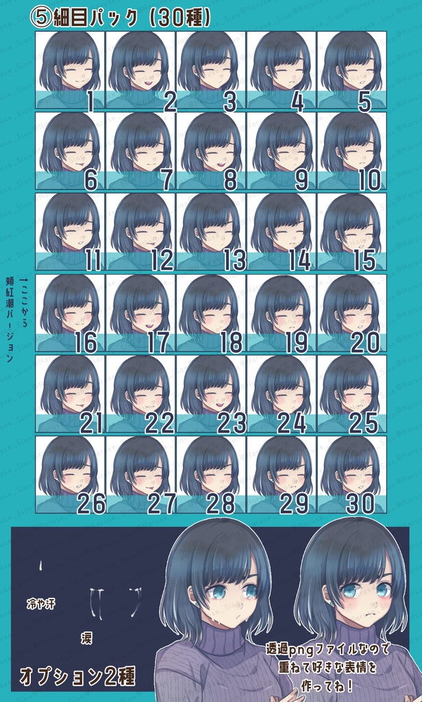 【素材】立ち絵「冬服女子」