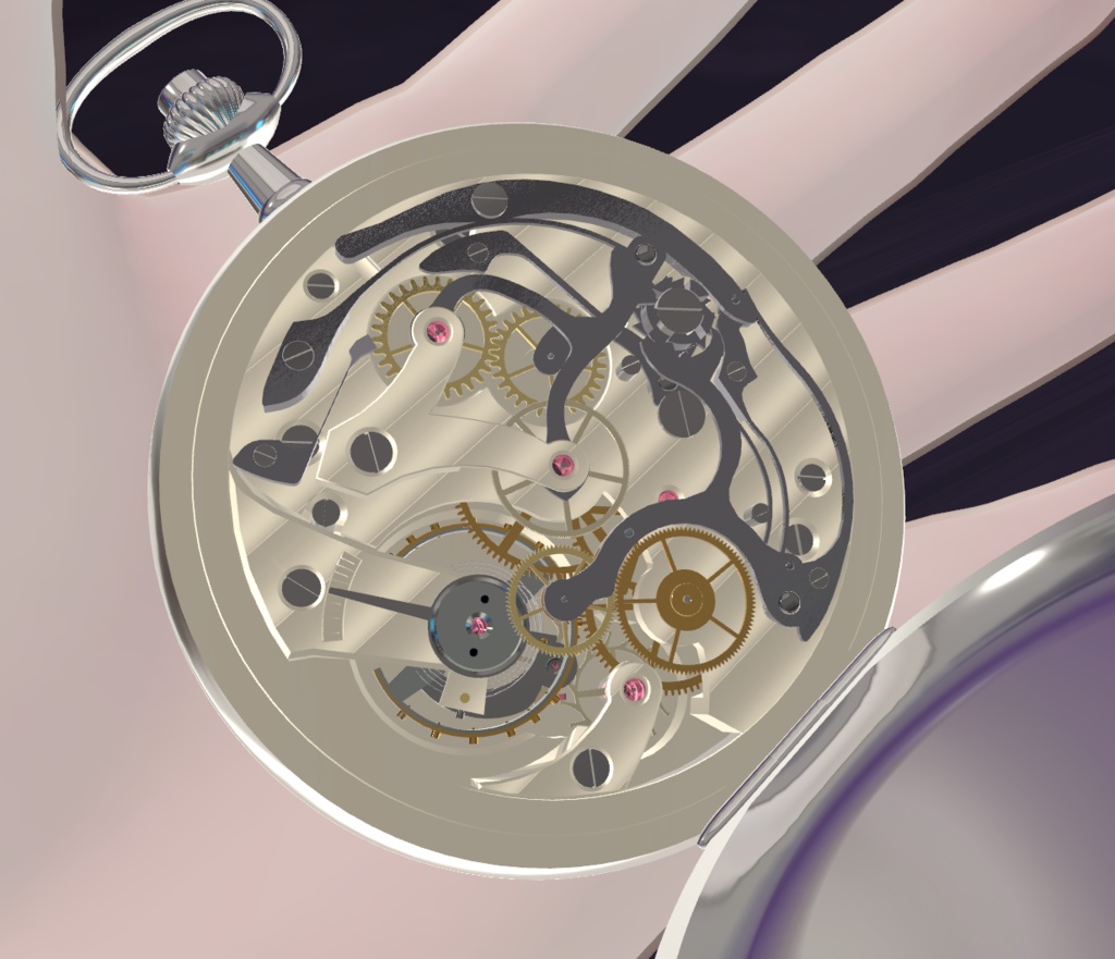 【OSC対応】ワンプッシュクロノグラフ【VRchat想定】