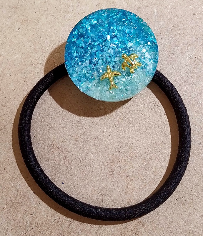 飛行機とホヌのヘアゴム（003）