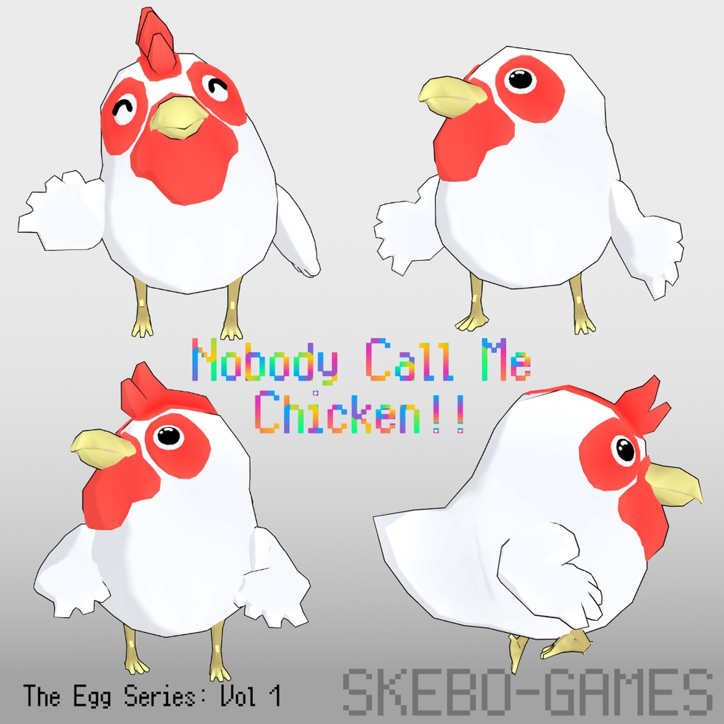 【VRM / VRChat】戦うコックさん(にわとり) / Fighting Chef(Chicken)