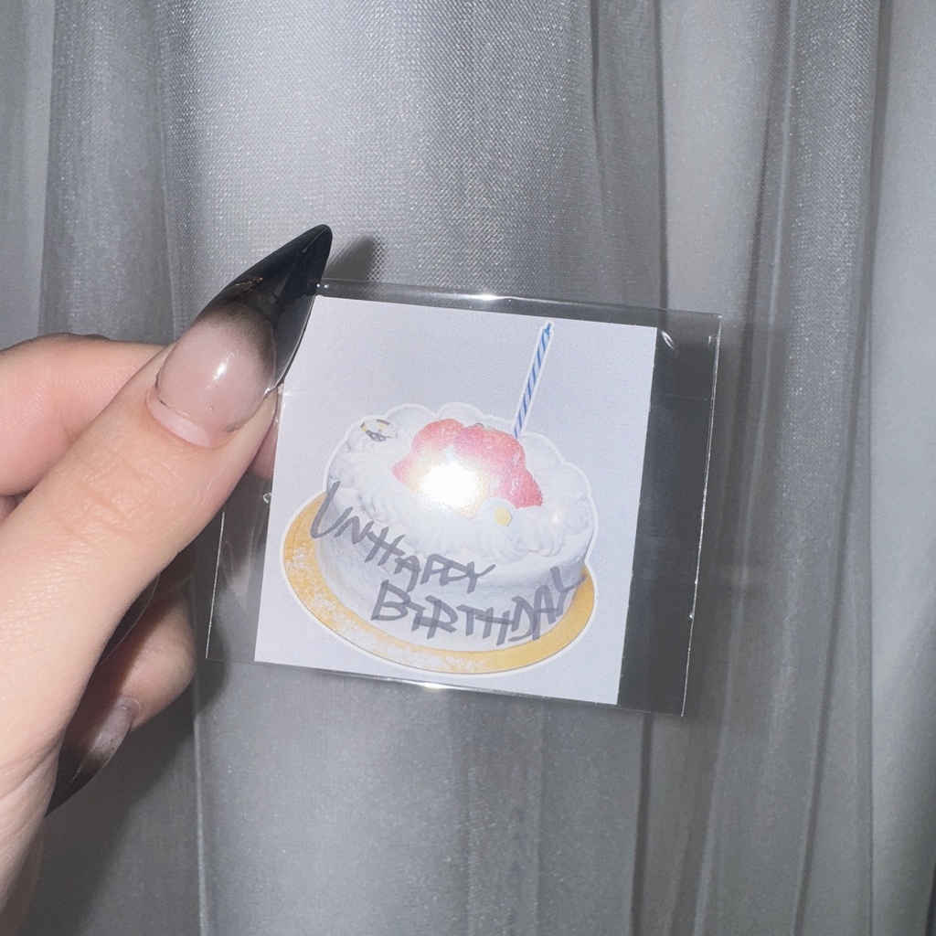 UNHAPPYBiRTHDAYCAKE Sticker