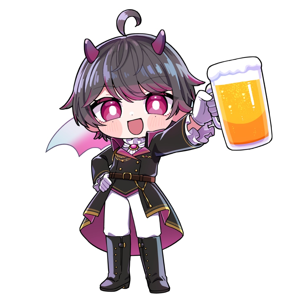 野井原いばら 裏表 乾杯ミニアクリルフィギュア