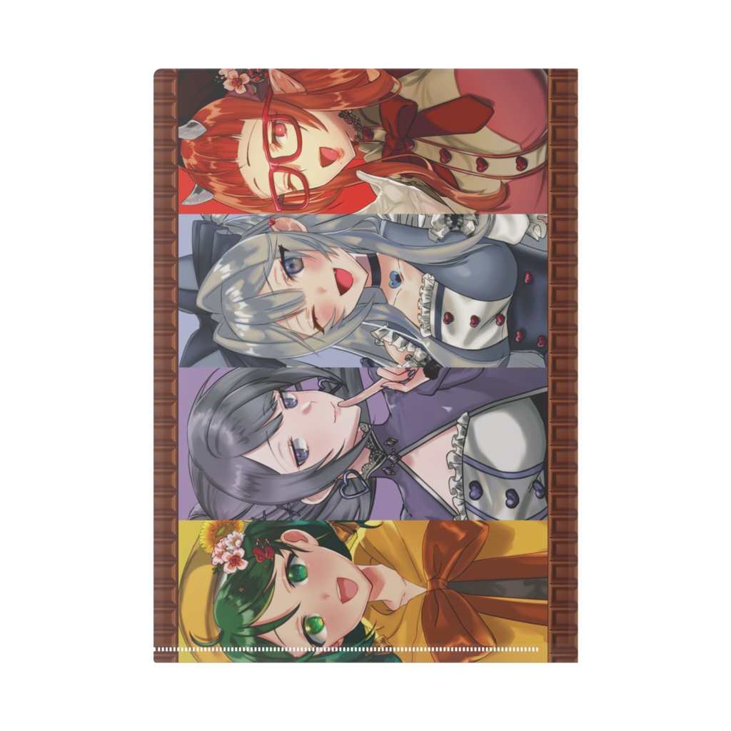 💙💛全員集合💜💗 クリアファイル【バレンタイン・キッス】