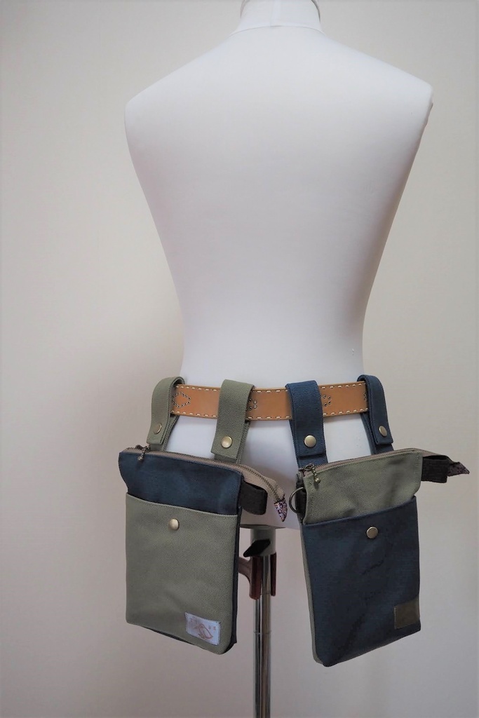 おなか周りがモコッとしない「ベルトポーチ」