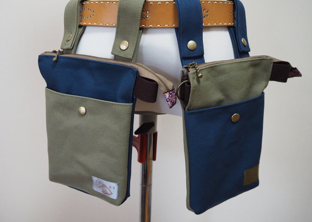 おなか周りがモコッとしない「ベルトポーチ」