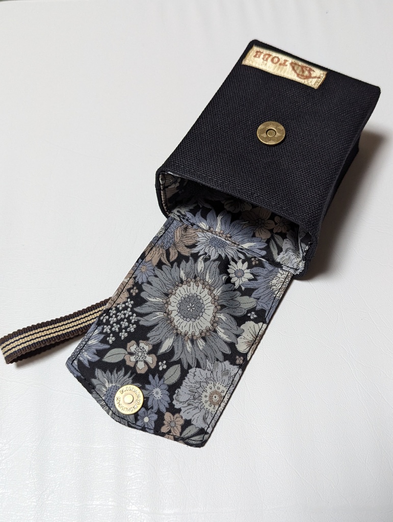 真田紐ストラップ付き ミニミニポーチ