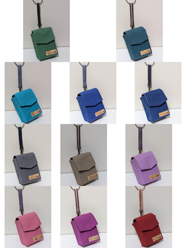 真田紐ストラップ付き ミニミニポーチ