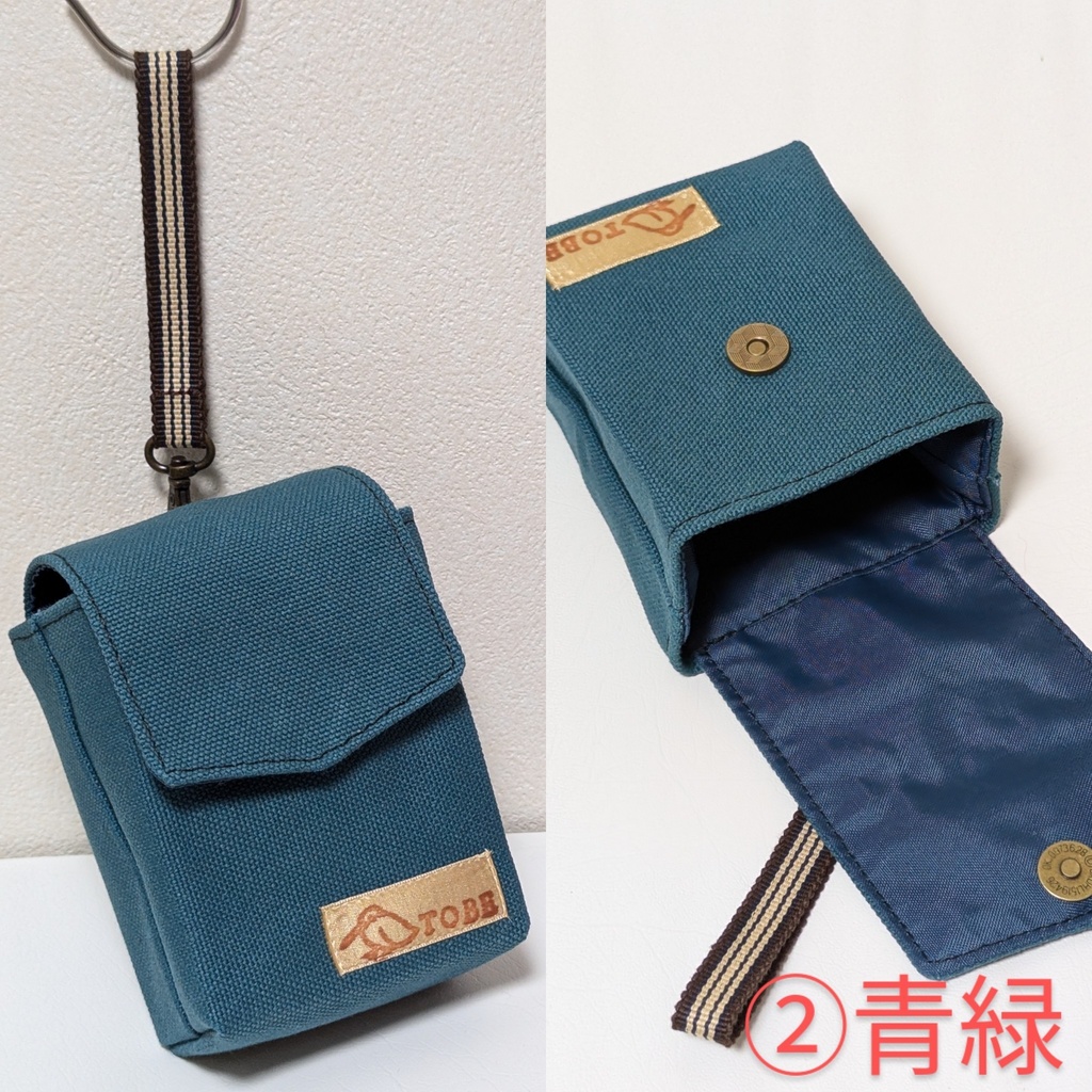 真田紐ストラップ付き ミニミニポーチ