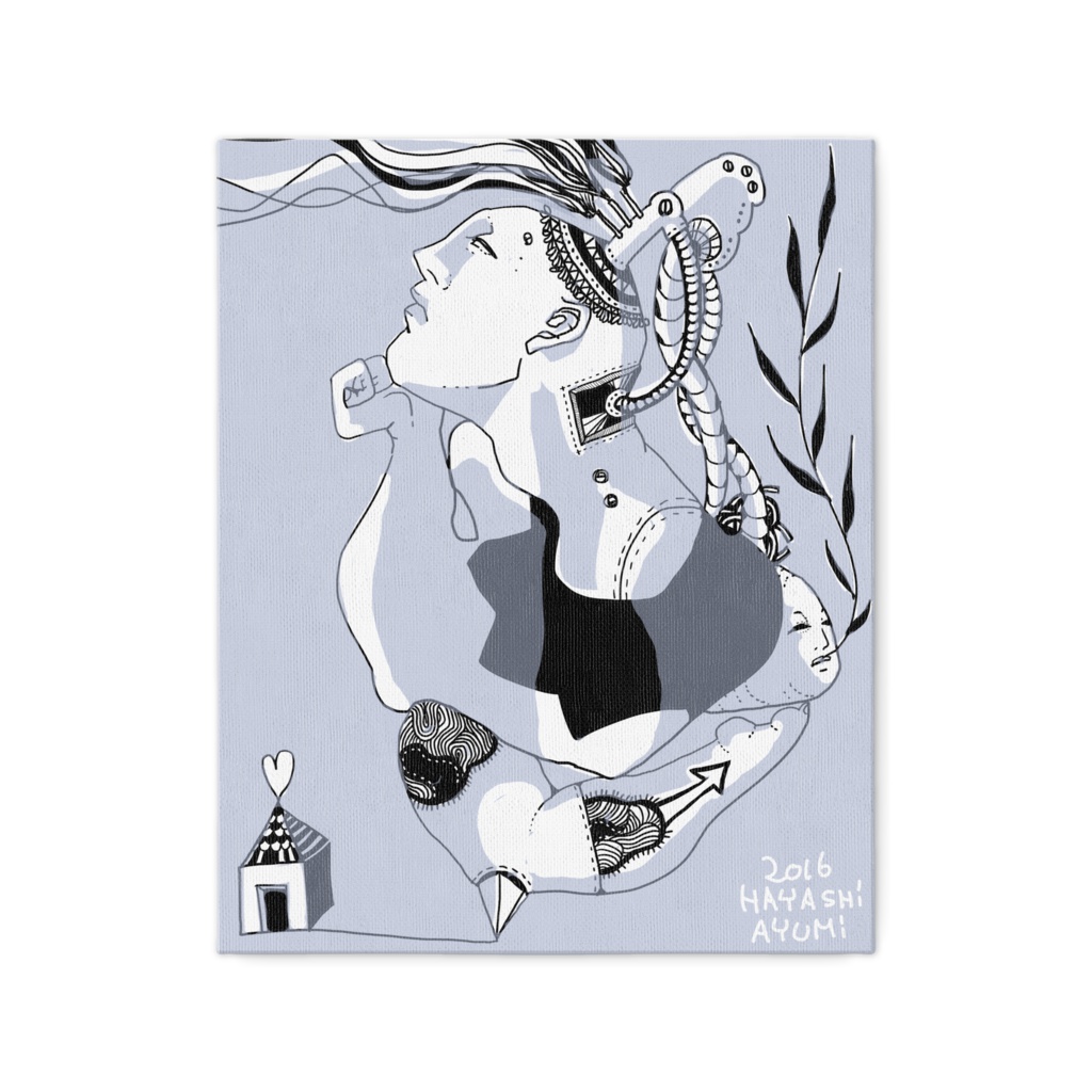 ペン画*001［暮れゆく］