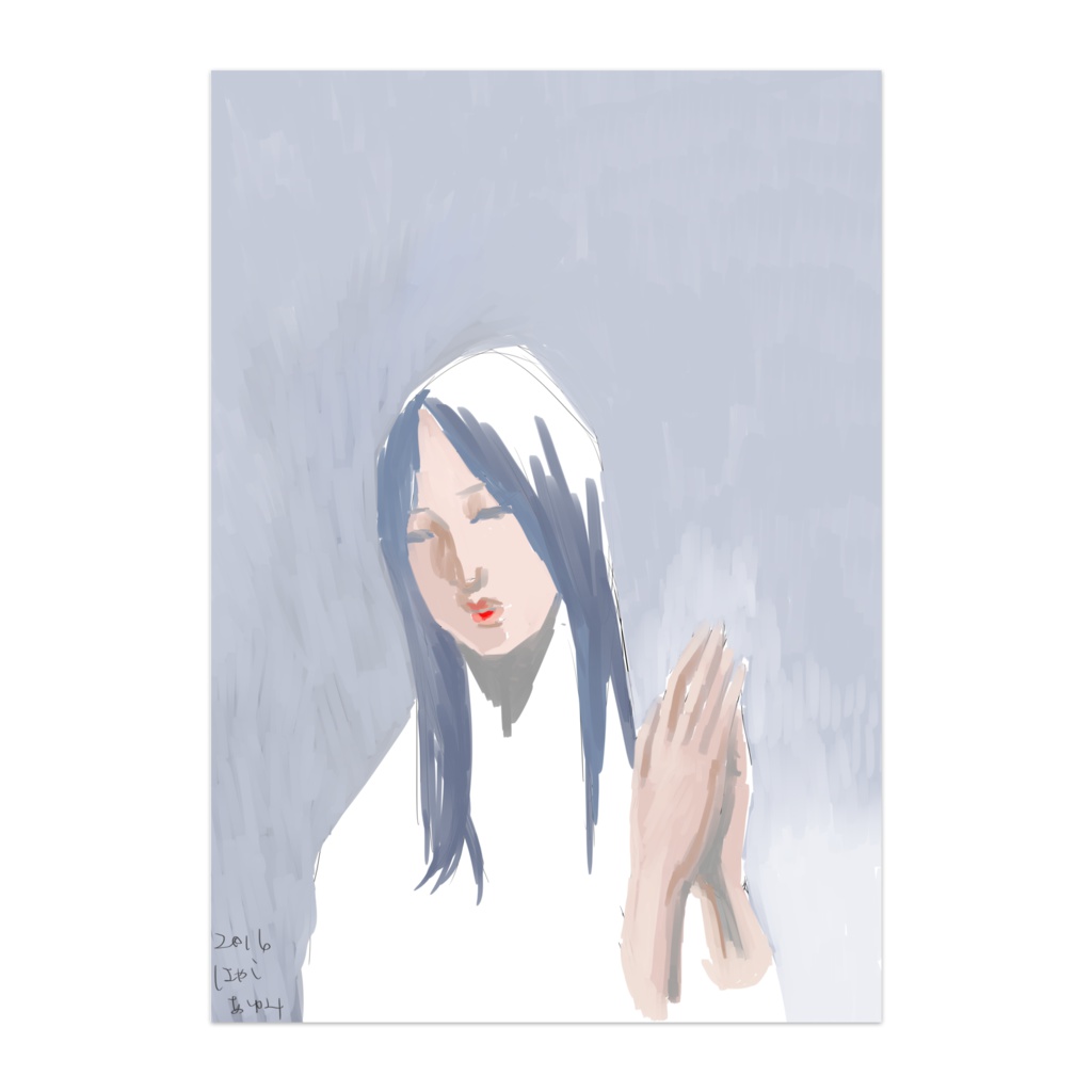 dailysketch*012「雛雪」