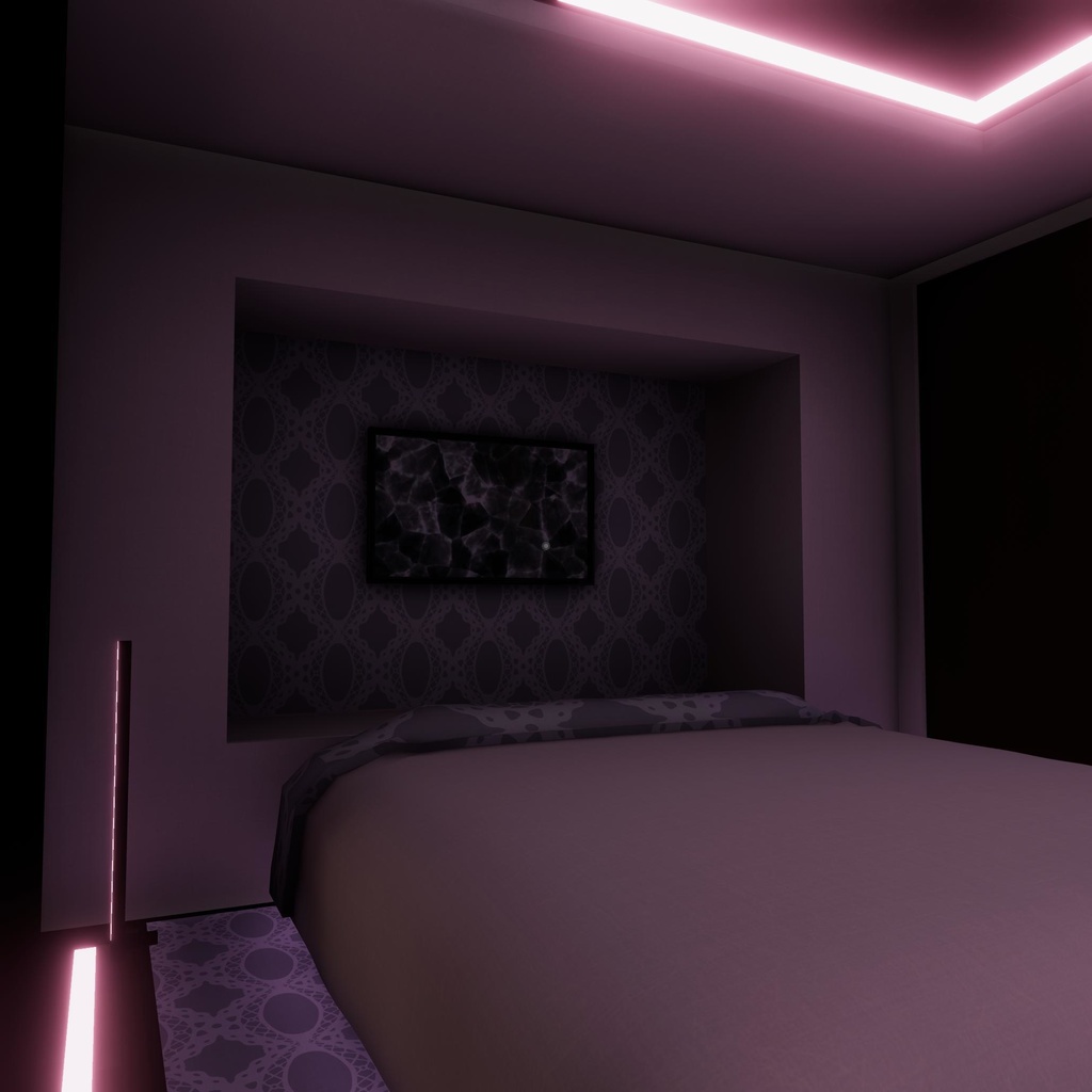 VRChatワールド「Theseus Project : Aurea(アウレア)」(個室接客イベント向けワールド)