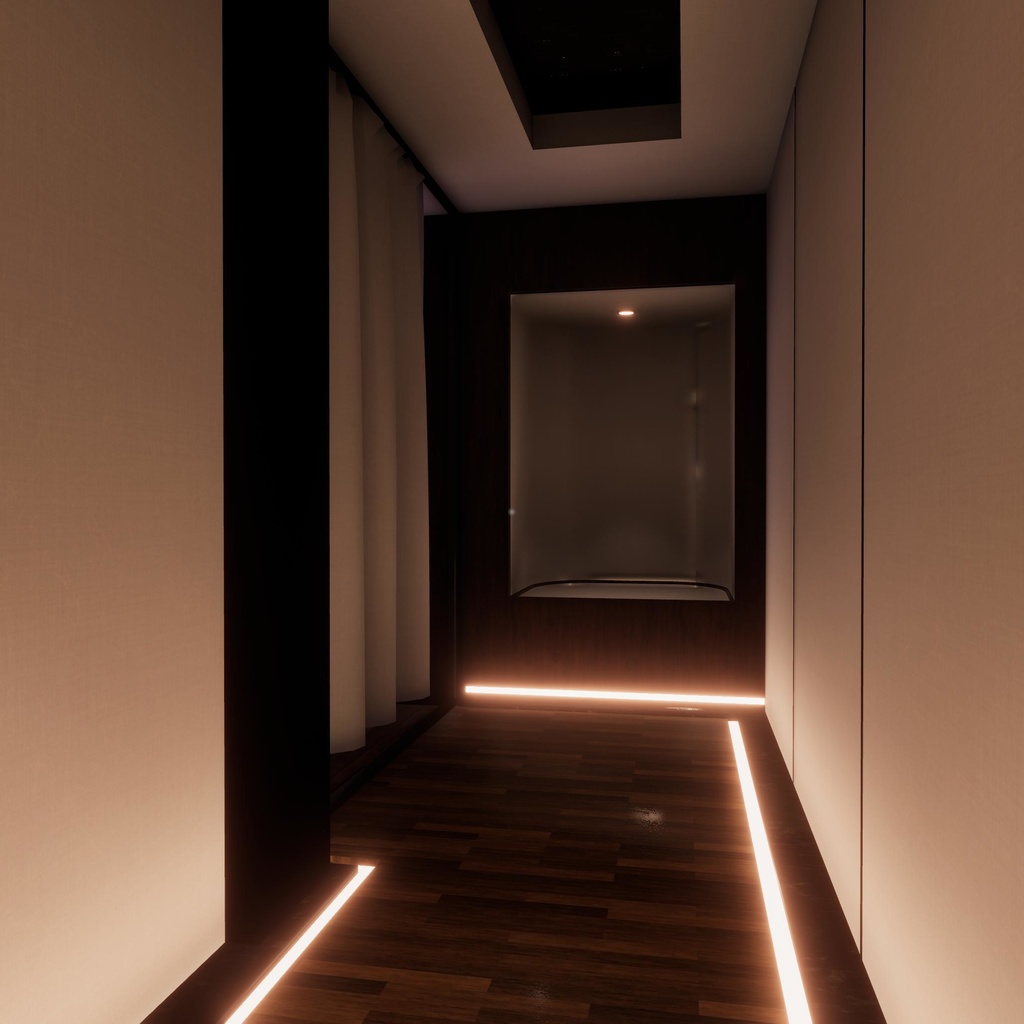 VRChatワールド「Theseus Project : Aurea(アウレア)」(個室接客イベント向けワールド)