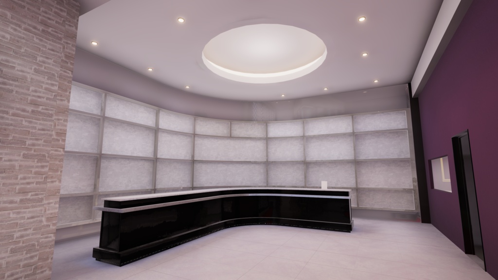 VRChatワールド「Theseus Project : Lascivia(ラシビア)」(ラウンジ接客イベント向けワールド))