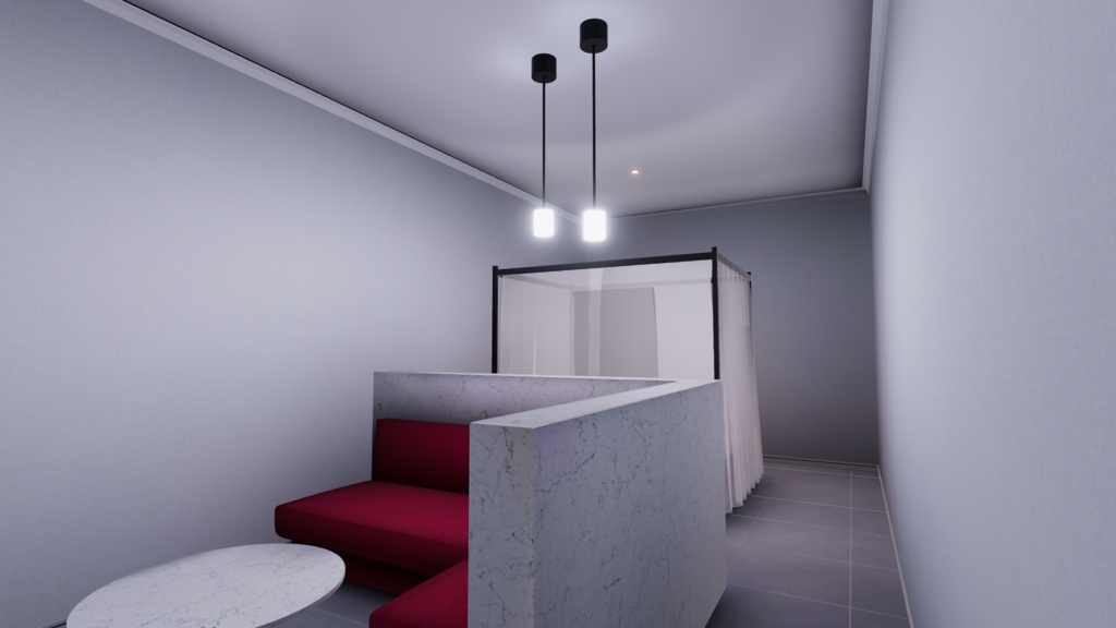 VRChatワールド「Theseus Project : Lascivia(ラシビア)」(ラウンジ接客イベント向けワールド))