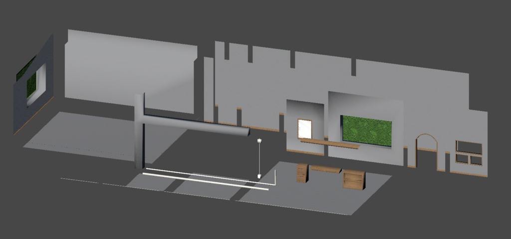 VRChatワールド「Lumilago(ルミラーゴ)」(デカいプロジェクターとプールがあるお部屋)