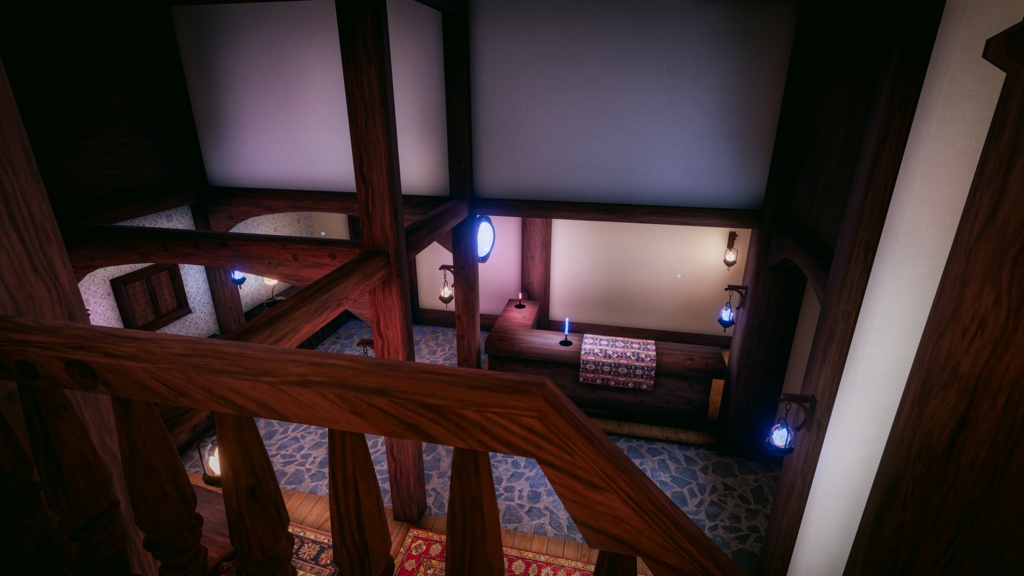 🎉発売記念セール中🎉VRChatワールド「Theseus Project : Taveris(タヴェリス)」(ファンタジー宿屋&酒場ワールド))