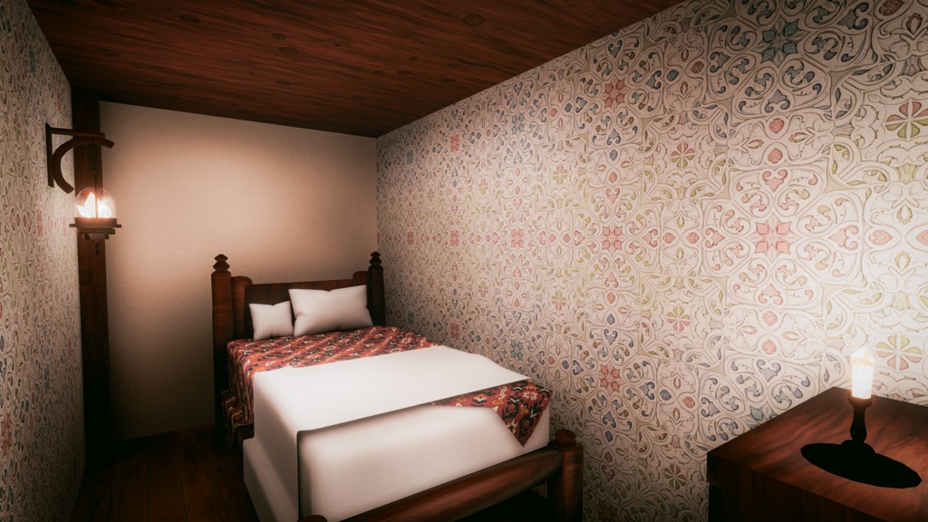 🎉発売記念セール中🎉VRChatワールド「Theseus Project : Taveris(タヴェリス)」(ファンタジー宿屋&酒場ワールド))