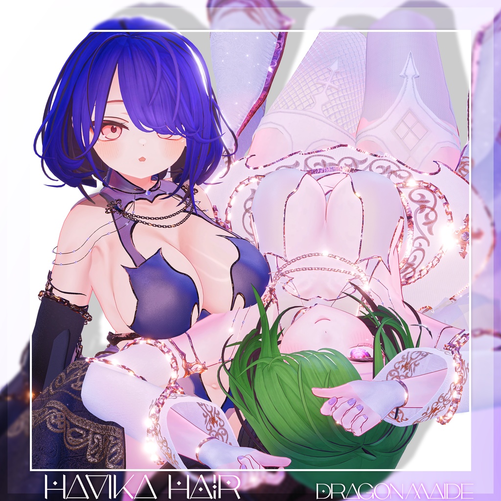 💕発売記念セール中💕【 ルーズボブ × ニット帽 】Havika Hair【11アバター対応】