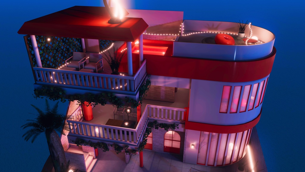 【💕発売記念セール中💕】🌴VRChatワールド「Theseus Project : Pelagia(ペラギア)」🌴(リゾート/洋上建築/ホームワールド)