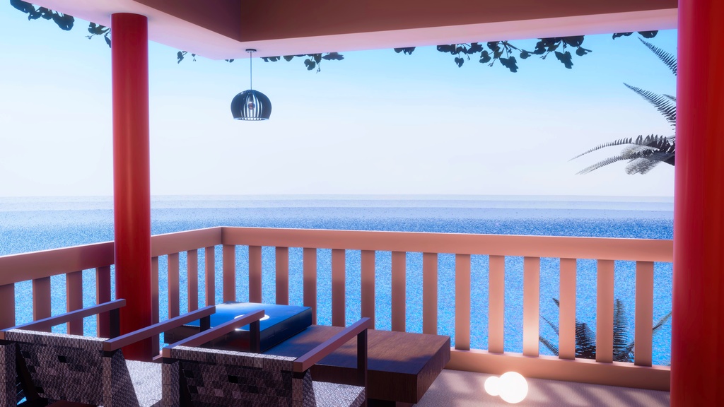 【💕発売記念セール中💕】🌴VRChatワールド「Theseus Project : Pelagia(ペラギア)」🌴(リゾート/洋上建築/ホームワールド)