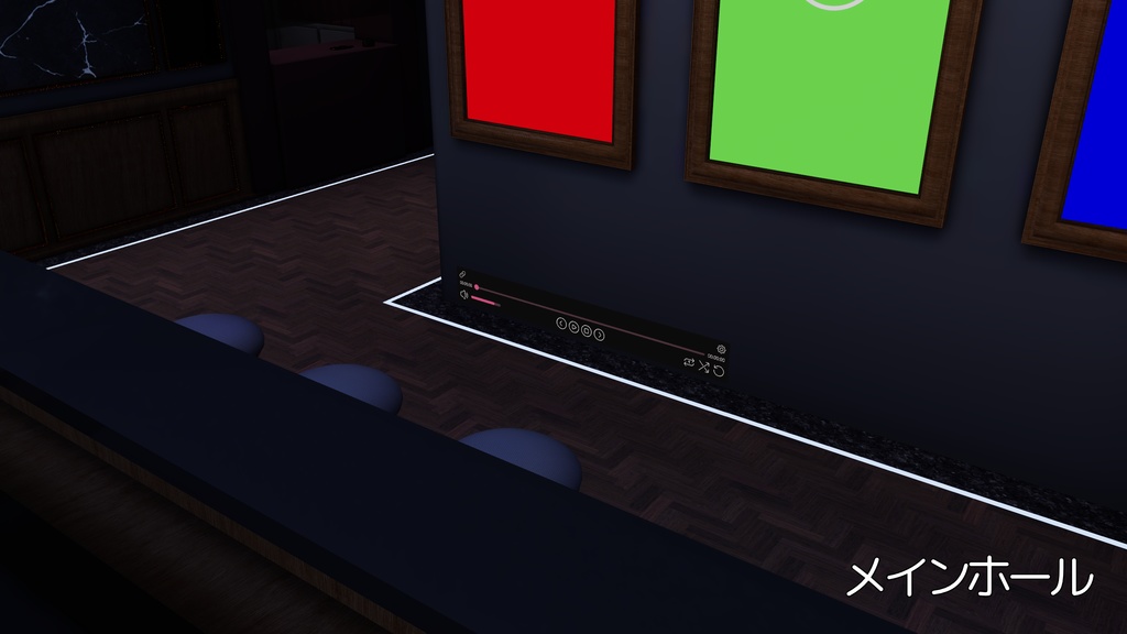 【💕発売記念セール中💕】VRChatワールド「Noktritmo(ノクトリトモ)」(バー接客、ダンスステージイベント向けワールド)