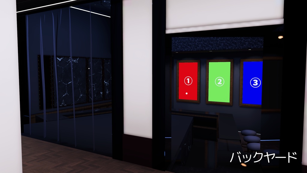 【💕発売記念セール中💕】VRChatワールド「Noktritmo(ノクトリトモ)」(バー接客、ダンスステージイベント向けワールド)