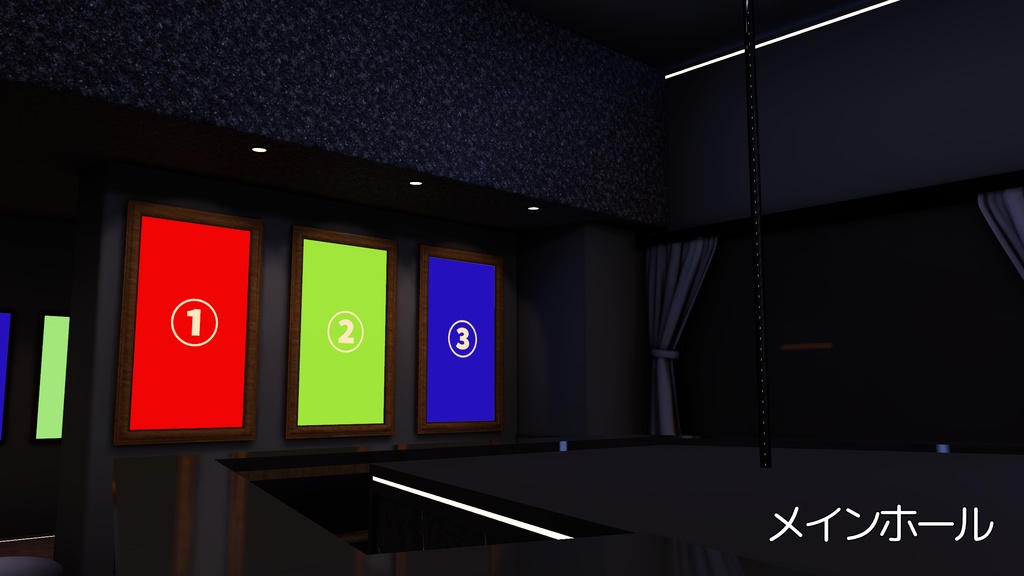 【💕発売記念セール中💕】VRChatワールド「Noktritmo(ノクトリトモ)」(バー接客、ダンスステージイベント向けワールド)