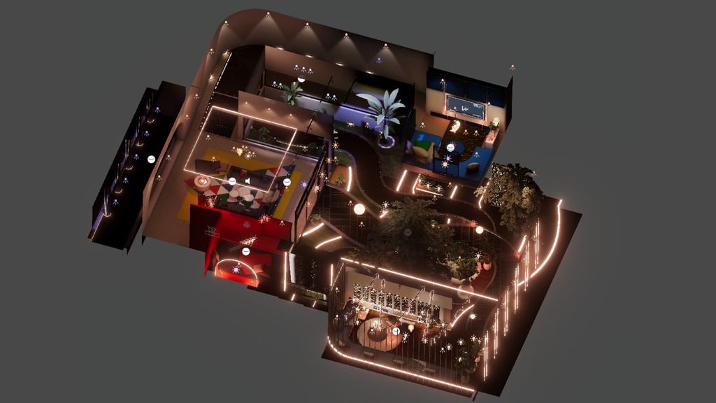 (🎉発売記念SALE 6/4~6/8🎉)⛲VRChatワールド「Theseus Project : Hortus(ホルトゥス)」⛲(庭園/ホームワールド)