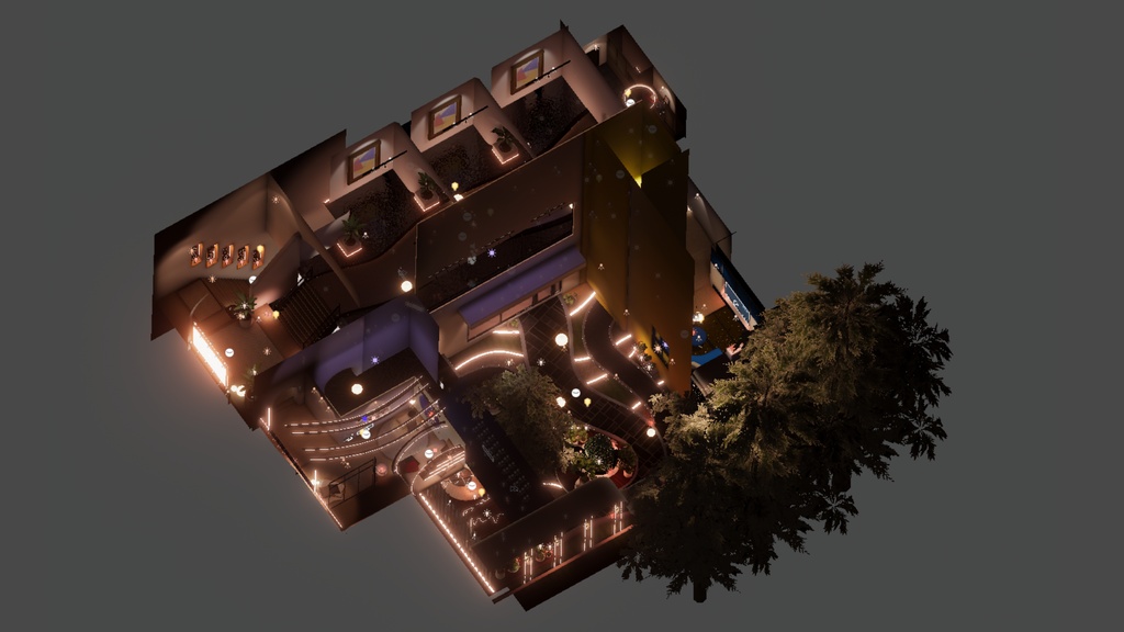 (🎉発売記念SALE 6/4~6/8🎉)⛲VRChatワールド「Theseus Project : Hortus(ホルトゥス)」⛲(庭園/ホームワールド)