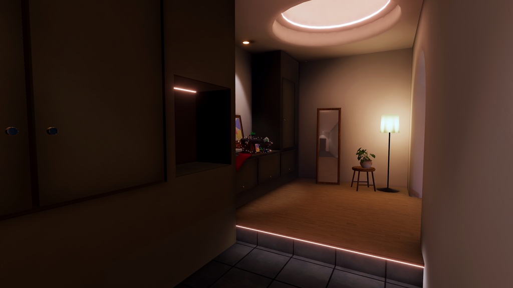 (🎉発売記念SALE 6/4~6/8🎉)⛲VRChatワールド「Theseus Project : Hortus(ホルトゥス)」⛲(庭園/ホームワールド)