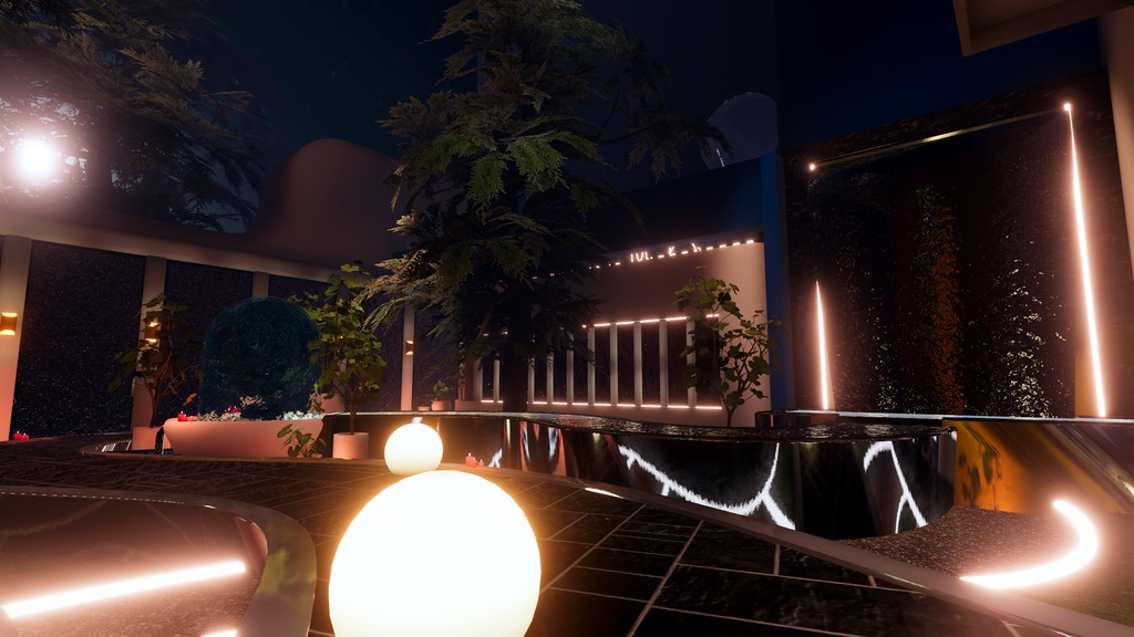 (🎉発売記念SALE 6/4~6/8🎉)⛲VRChatワールド「Theseus Project : Hortus(ホルトゥス)」⛲(庭園/ホームワールド)