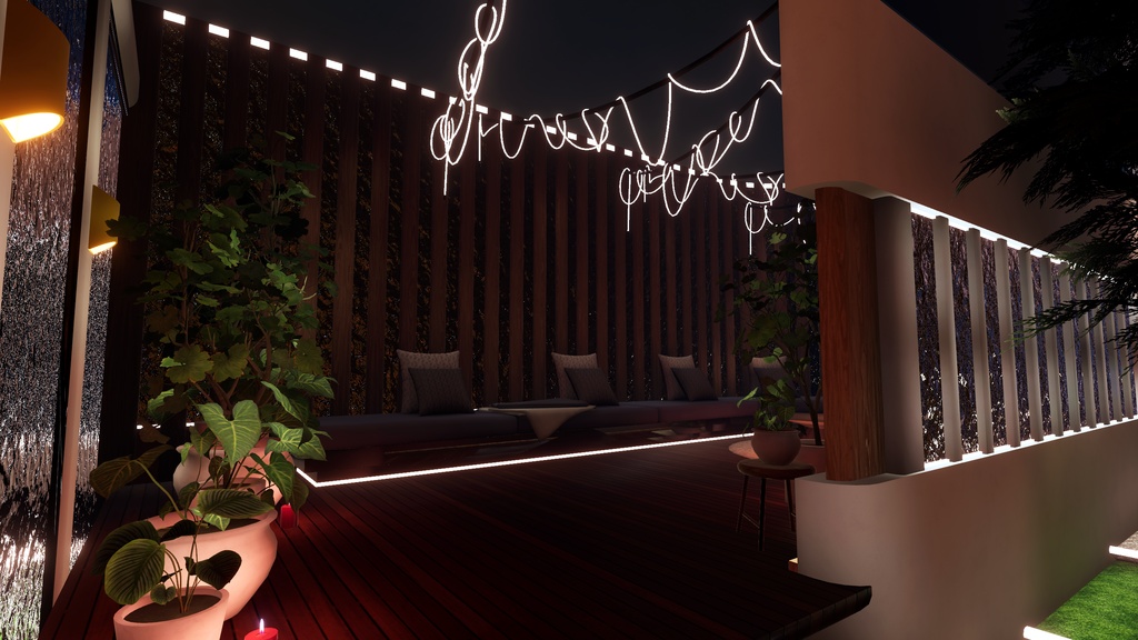 (🎉発売記念SALE 6/4~6/8🎉)⛲VRChatワールド「Theseus Project : Hortus(ホルトゥス)」⛲(庭園/ホームワールド)