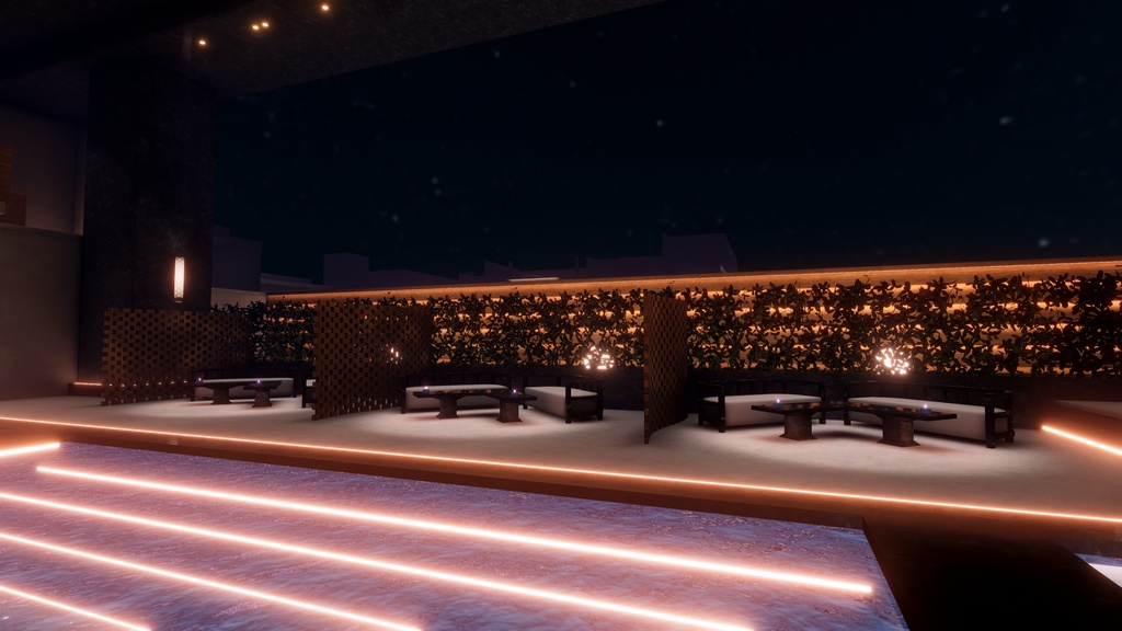 【💕発売記念セール中💕】👙VRChatワールド「Theseus Project : Apeiron(アペイロン)」👙(リゾートホテル/プール/イベントワールド)