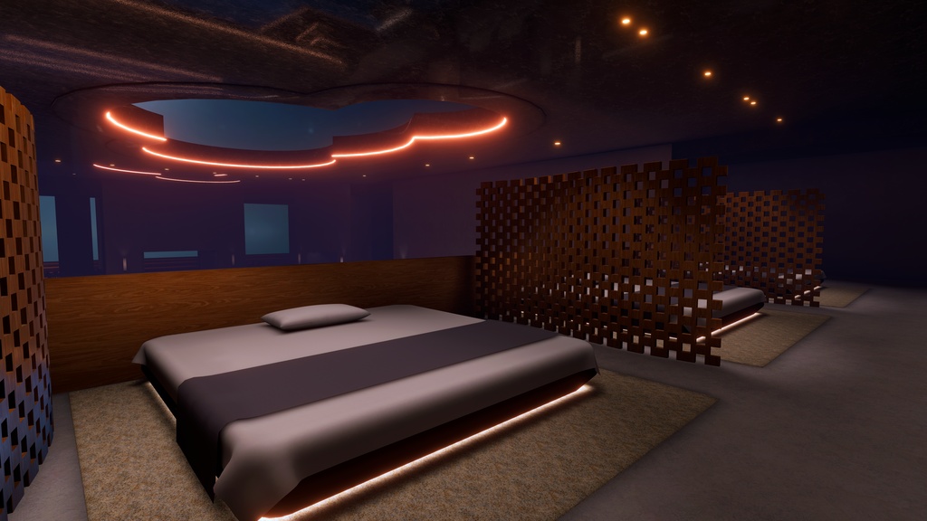 【💕発売記念セール中💕】👙VRChatワールド「Theseus Project : Apeiron(アペイロン)」👙(リゾートホテル/プール/イベントワールド)