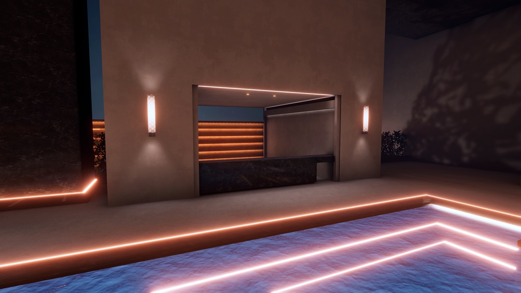 【💕発売記念セール中💕】👙VRChatワールド「Theseus Project : Apeiron(アペイロン)」👙(リゾートホテル/プール/イベントワールド)