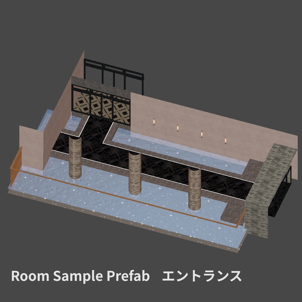 【💕発売記念セール中💕】👙VRChatワールド「Theseus Project : Apeiron(アペイロン)」👙(リゾートホテル/プール/イベントワールド)