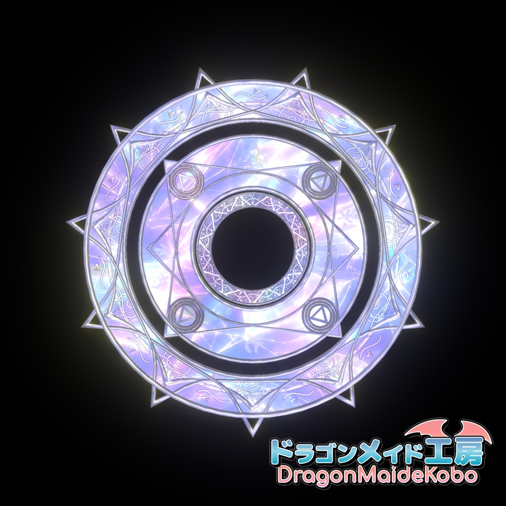 【💜発売記念セール中💜】【VRCアバターアクセサリ】Jewel Angel (宝石天使セット)