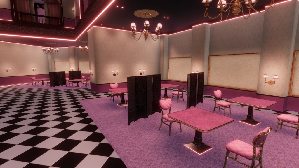 (💕発売記念セール中💕)🍰VRChatワールド「Theseus Project : Merenda(メレンダ)」🍰(カフェ/ステージ/イベントワールド)