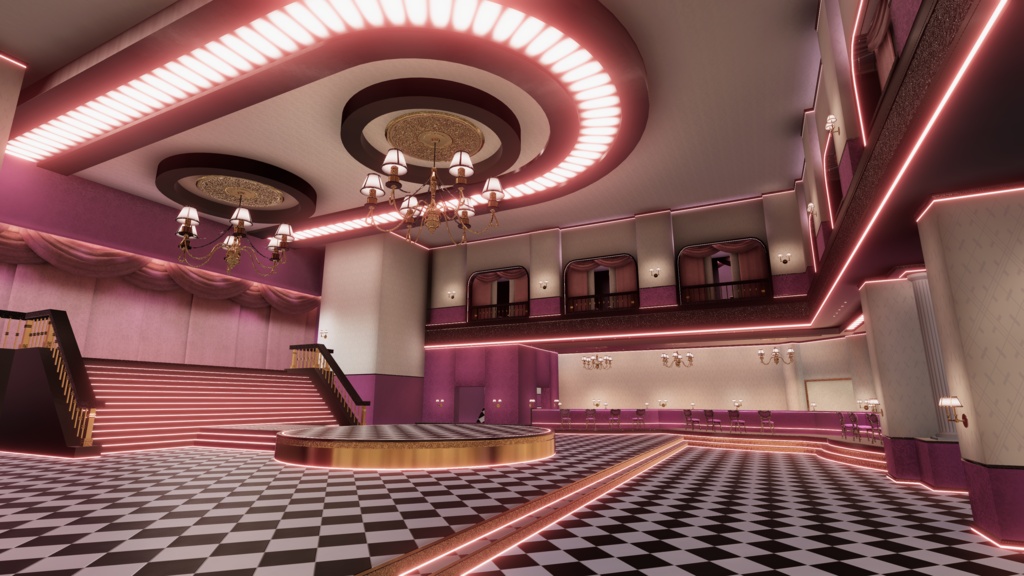 (💕発売記念セール中💕)🍰VRChatワールド「Theseus Project : Merenda(メレンダ)」🍰(カフェ/ステージ/イベントワールド)