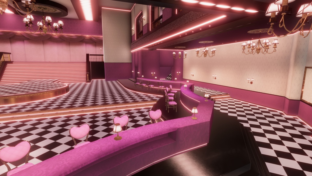 (💕発売記念セール中💕)🍰VRChatワールド「Theseus Project : Merenda(メレンダ)」🍰(カフェ/ステージ/イベントワールド)