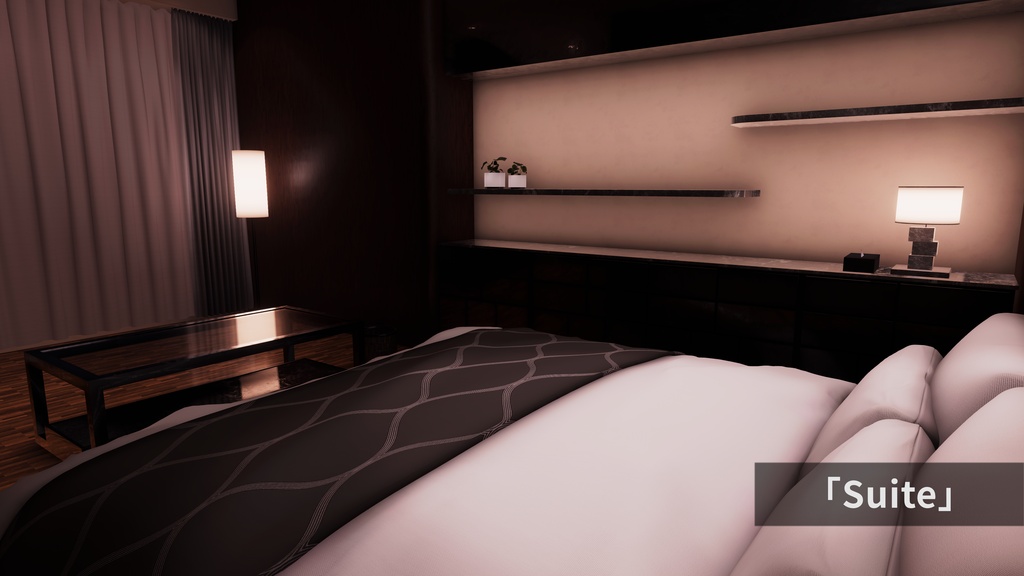 (💕発売記念セール中💕)🌙VRChatワールド「逢間 -移- (AIMA -UTSUROI- )」🌙(ホテルワールド)