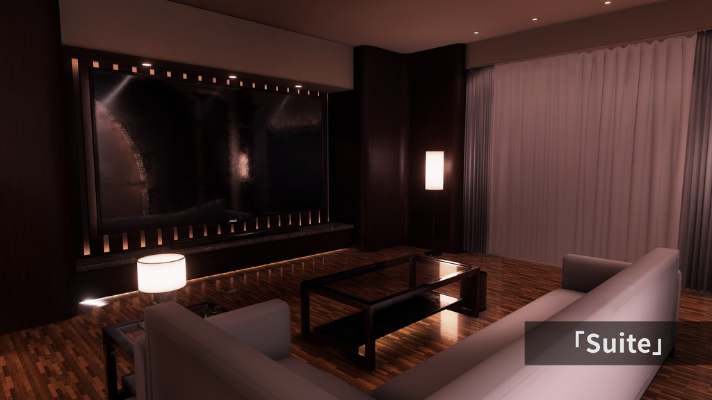 (💕発売記念セール中💕)🌙VRChatワールド「逢間 -移- (AIMA -UTSUROI- )」🌙(ホテルワールド)