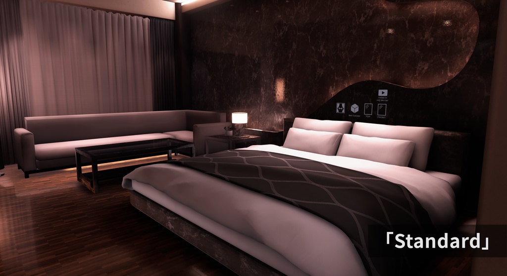 (💕発売記念セール中💕)🌙VRChatワールド「逢間 -移- (AIMA -UTSUROI- )」🌙(ホテルワールド)